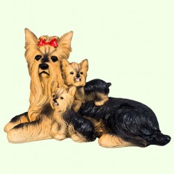 Копилка для денег Йоркширский терьер с детками