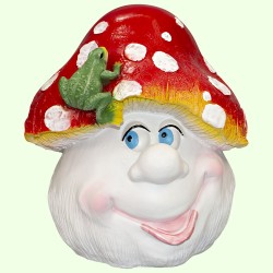 Копилка для денег Мухомор с жабой