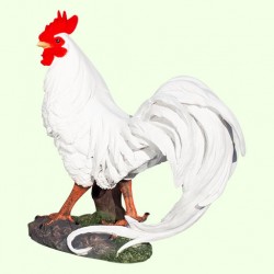 Копилка для денег Петух белый средний