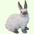 Копилка для денег Заяц белый большой
