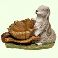Подставка для цветов Заяц с кадкой