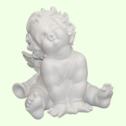 Религиозная статуэтка Ангел с дудочкой