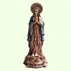 Религиозная статуэтка Божья Матерь с розами