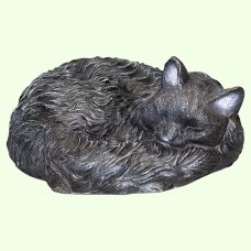 Статуэтка Длинношерстная кошка черная