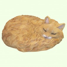 Статуэтка Длинношерстная кошка рыжая