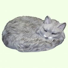 Статуэтка Длинношерстная кошка серая