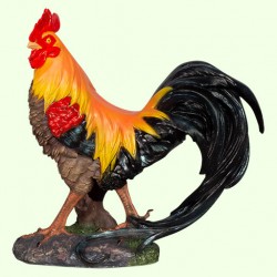 Статуэтка Петух рыжий средний