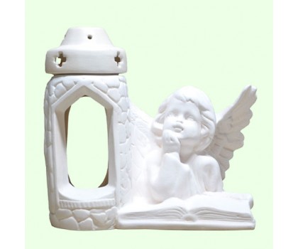 Лампадка Ангел читающий