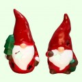 Подсвечники Дед Мороз с елкой и с мешком (набор)