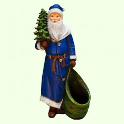 Новогодняя фигура Дед Мороз с елкой