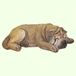 Скульптурный памятник Шарпей красный