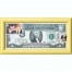 Банкнота США 2 доллара 1976 с печатью USPS, антилопа, Gem UNC