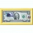 Банкнота США 2 доллара 1976 с печатью USPS, чепрачный дукер, Gem UNC