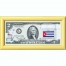 Банкнота США 2 доллара 1976 с печатью USPS, флаг Кубы, Gem UNC Банкнота США 2 доллара 1976 с печатью USPS, флаг Кубы, Gem UNC
