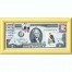 Банкнота США 2 доллара 1976 с печатью USPS, птица западная танагра, Gem UNC Банкнота США 2 доллара 1976 с печатью USPS, птица западная танагра, Gem UNC