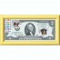 Банкнота США 2 доллара 1976 с печатью USPS, собака из приюта, Gem UNC