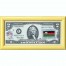 Банкнота США 2 доллара 2003 с печатью USPS, флаг Афганистана, Gem UNC Банкнота США 2 доллара 2003 с печатью USPS, флаг Афганистана, Gem UNC