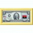 Банкнота США 2 доллара 2003 с печатью USPS, флаг Анголы, Gem UNC Банкнота США 2 доллара 2003 с печатью USPS, флаг Анголы, Gem UNC