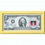 Банкнота США 2 доллара 2003 с печатью USPS, флаг Антигуа и Барбуды, Gem UNC Банкнота США 2 доллара 2003 с печатью USPS, флаг Антигуа и Барбуды, Gem UNC