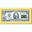 Банкнота США 2 доллара 2003 с печатью USPS, флаг Доминики, Gem UNC Банкнота США 2 доллара 2003 с печатью USPS, флаг Доминики, Gem UNC