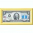Банкнота США 2 доллара 2003 с печатью USPS, флаг Гватемалы, Gem UNC Банкнота США 2 доллара 2003 с печатью USPS, флаг Гватемалы, Gem UNC