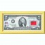 Банкнота США 2 доллара 2003 с печатью USPS, флаг Конго-01, Gem UNC Банкнота США 2 доллара 2003 с печатью USPS, флаг Конго-01, Gem UNC