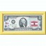 Банкнота США 2 доллара 2003 с печатью USPS, флаг Ливана, Gem UNC Банкнота США 2 доллара 2003 с печатью USPS, флаг Ливана, Gem UNC