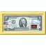 Банкнота США 2 доллара 2003 с печатью USPS, флаг Малави-01, Gem UNC Банкнота США 2 доллара 2003 с печатью USPS, флаг Малави-01, Gem UNC