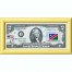 Банкнота США 2 доллара 2003 с печатью USPS, флаг Намибии, Gem UNC Банкнота США 2 доллара 2003 с печатью USPS, флаг Намибии, Gem UNC