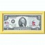 Банкнота США 2 доллара 2003 с печатью USPS, флаг Непала, Gem UNC Банкнота США 2 доллара 2003 с печатью USPS, флаг Непала, Gem UNC