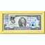 Банкнота США 2 доллара 2009 с печатью USPS, белый медведь, Gem UNC