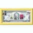 Банкнота США 2 доллара 2009 с печатью USPS, дева мария, Gem UNC