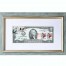 Банкнота США 2 доллара 2009 с печатью USPS, елочная игрушка, Gem UNC Банкнота США 2 доллара 2009 с печатью USPS, елочная игрушка, Gem UNC