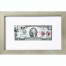 Банкнота США 2 доллара 2009 с печатью USPS, елочная игрушка, Gem UNC Банкнота США 2 доллара 2009 с печатью USPS, елочная игрушка, Gem UNC