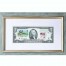 Банкнота США 2 доллара 2009 с печатью USPS, рыба щука, Gem UNC