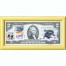 Банкнота США 2 доллара 2009 с печатью USPS, саламандра, Gem UNC