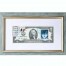 Банкнота США 2 доллара 2009 с печатью USPS, волк в снегу, Gem UNC