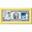 Банкнота США 2 доллара 2009 с печатью USPS, волк в снегу, Gem UNC