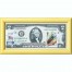 Банкнота США 2 доллара 2009 с печатью USPS, жук олень, Gem UNC