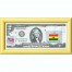 Банкнота США 2 доллара 2013 с печатью USPS, флаг Ганы, Gem UNC Банкнота США 2 доллара 2013 с печатью USPS, флаг Ганы, Gem UNC