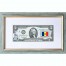 Банкнота США 2 доллара 2013 с печатью USPS, флаг Румынии, Gem UNC