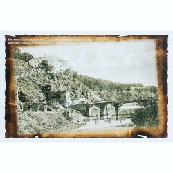 Открытка Старый мост и старый бульвар начала XX в.