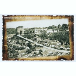 Открытка Старый въезд в город и польские ворота начала XX в.