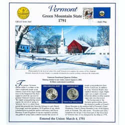 Постер штата Вермонт