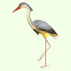 Садовая фигура Цапля на метал. лапах