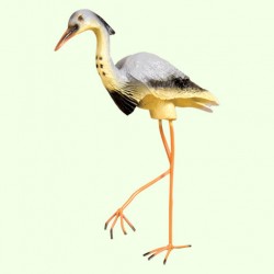 Садовая фигура Цапля на метал. лапах (М)