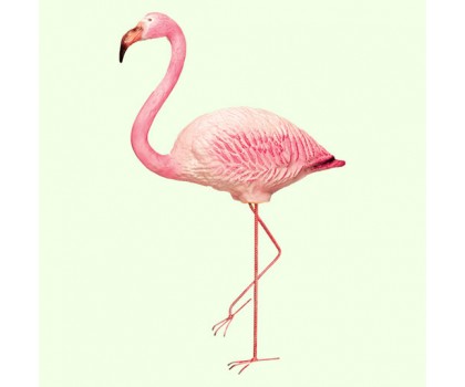 Садовая фигура Фламинго на метал. лапах