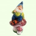 Садовая фигура Гном на грибе (М)