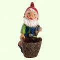 Садовая фигура Гном с корзиной (М)
