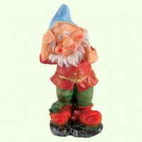Садовая фигура Гном с жабой (Ср)